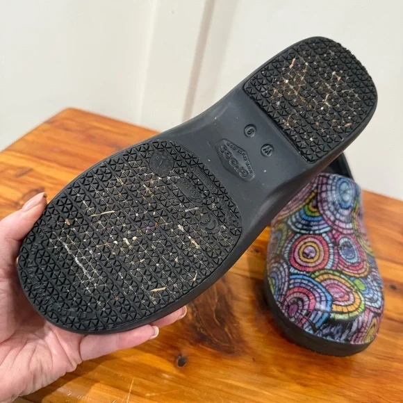 CROCS Neria Pro II Graphic Print Slip-On Work Nurse Clog - Picture 6 of 7